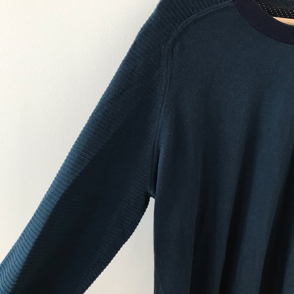 Ted Baker dark teal and navy knit sweater - Picture 6 of 11